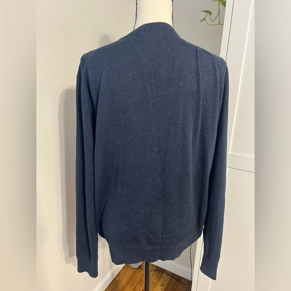 Banana Republic Charcoal V-Neck Sweater
